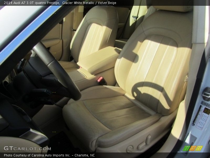 Glacier White Metallic / Velvet Beige 2014 Audi A7 3.0T quattro Prestige