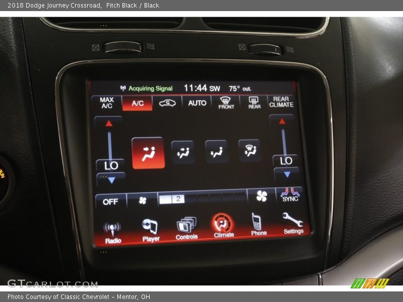 Pitch Black / Black 2018 Dodge Journey Crossroad