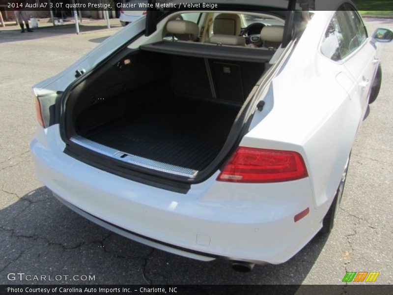 Glacier White Metallic / Velvet Beige 2014 Audi A7 3.0T quattro Prestige