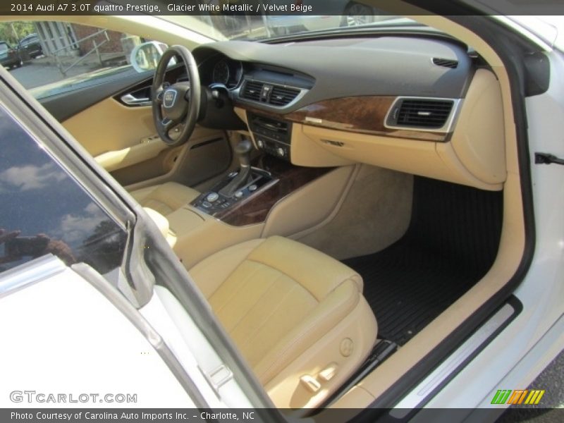 Glacier White Metallic / Velvet Beige 2014 Audi A7 3.0T quattro Prestige