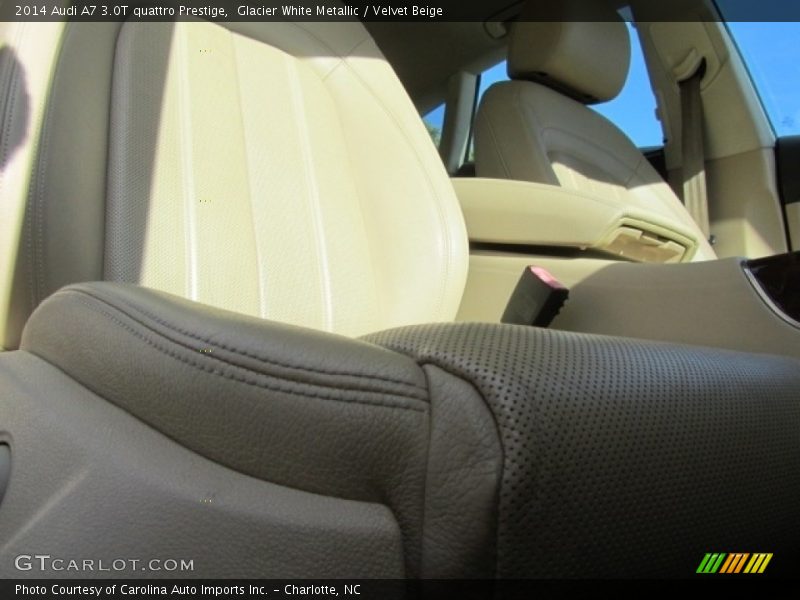 Glacier White Metallic / Velvet Beige 2014 Audi A7 3.0T quattro Prestige