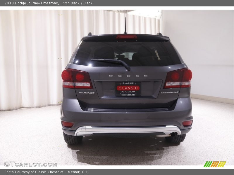 Pitch Black / Black 2018 Dodge Journey Crossroad