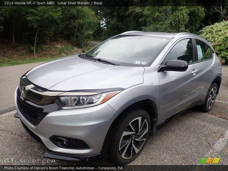 Lunar Silver Metallic / Black 2019 Honda HR-V Sport AWD