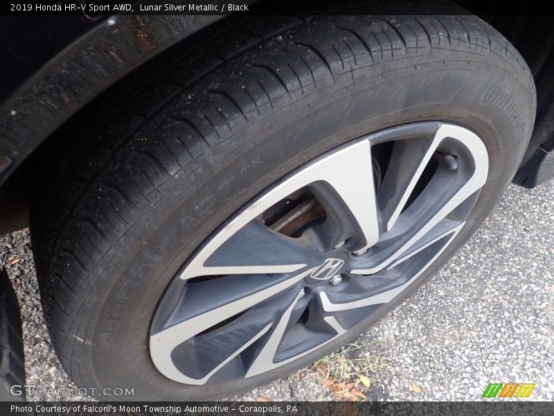 Lunar Silver Metallic / Black 2019 Honda HR-V Sport AWD