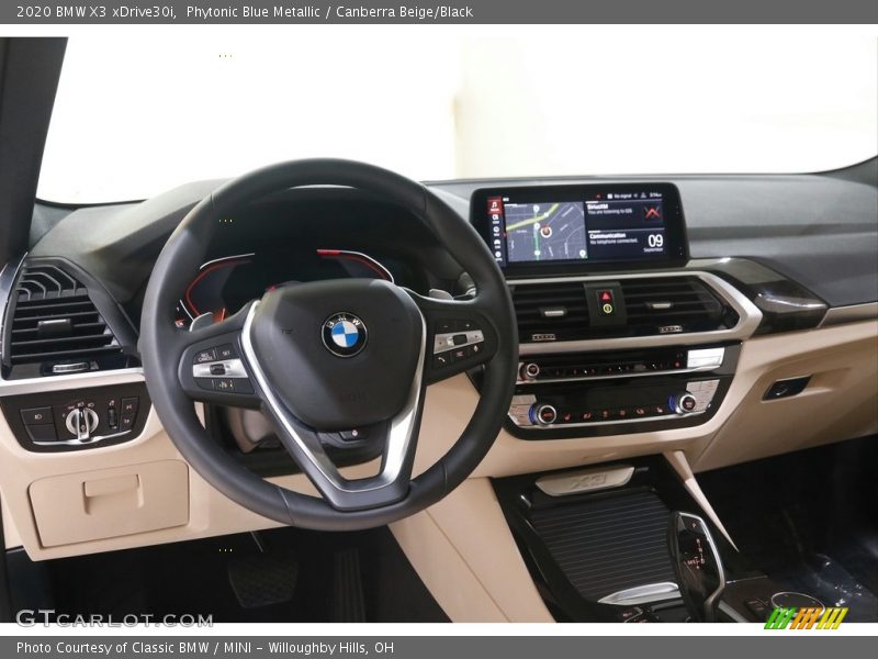 Phytonic Blue Metallic / Canberra Beige/Black 2020 BMW X3 xDrive30i