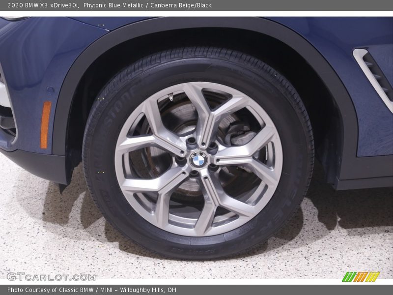 Phytonic Blue Metallic / Canberra Beige/Black 2020 BMW X3 xDrive30i
