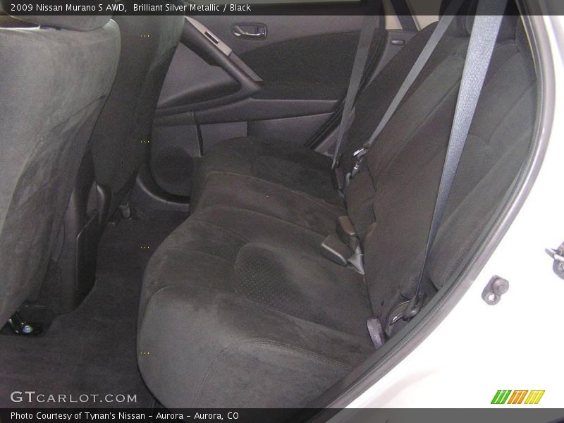 Brilliant Silver Metallic / Black 2009 Nissan Murano S AWD