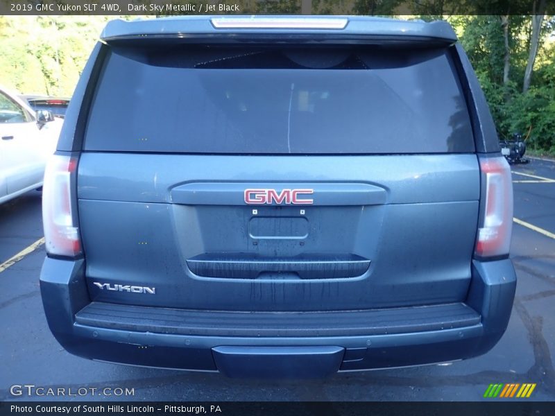 Dark Sky Metallic / Jet Black 2019 GMC Yukon SLT 4WD