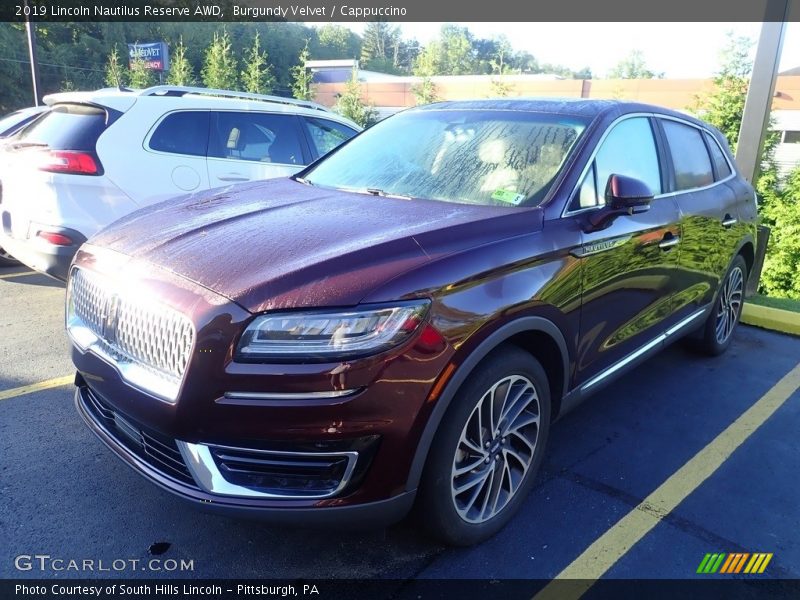 Burgundy Velvet / Cappuccino 2019 Lincoln Nautilus Reserve AWD