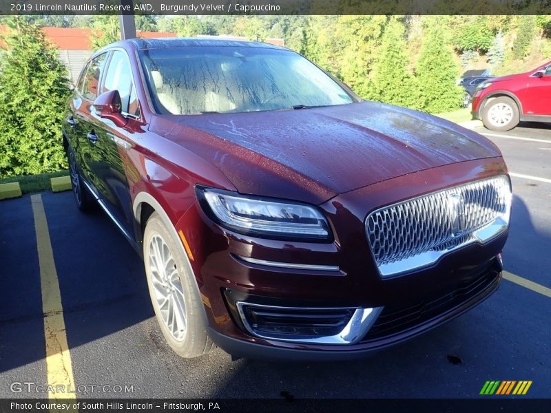 Burgundy Velvet / Cappuccino 2019 Lincoln Nautilus Reserve AWD