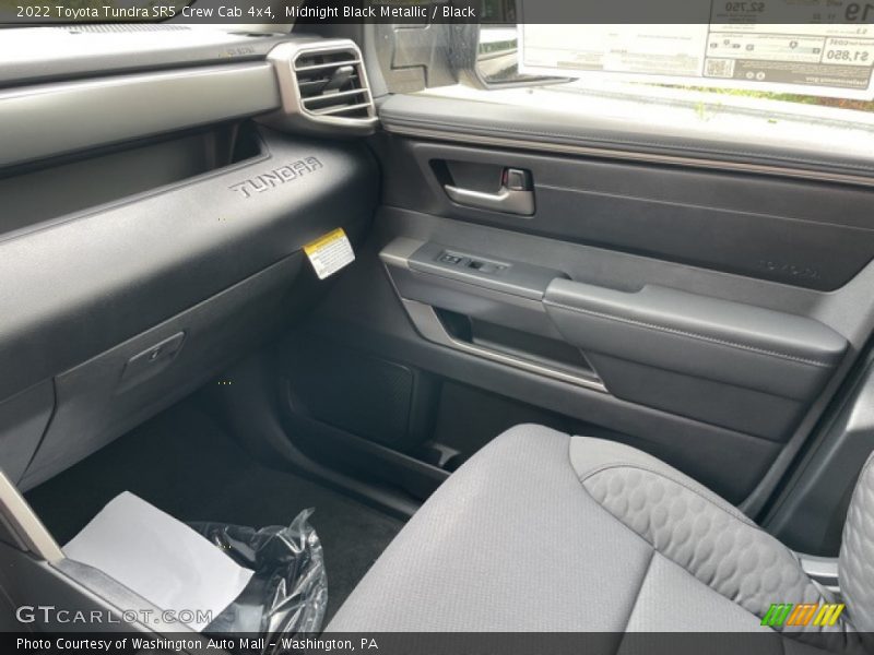 Midnight Black Metallic / Black 2022 Toyota Tundra SR5 Crew Cab 4x4