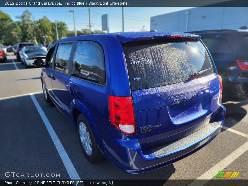 Indigo Blue / Black/Light Graystone 2019 Dodge Grand Caravan SE