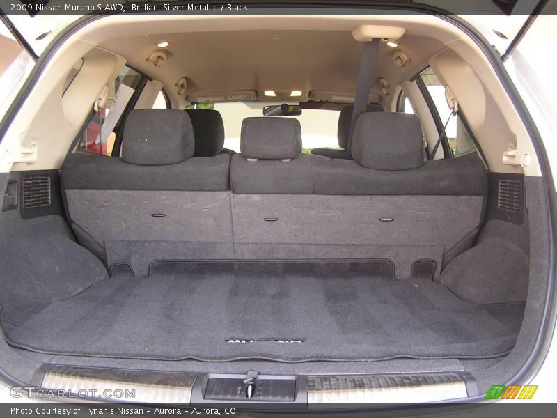 Brilliant Silver Metallic / Black 2009 Nissan Murano S AWD