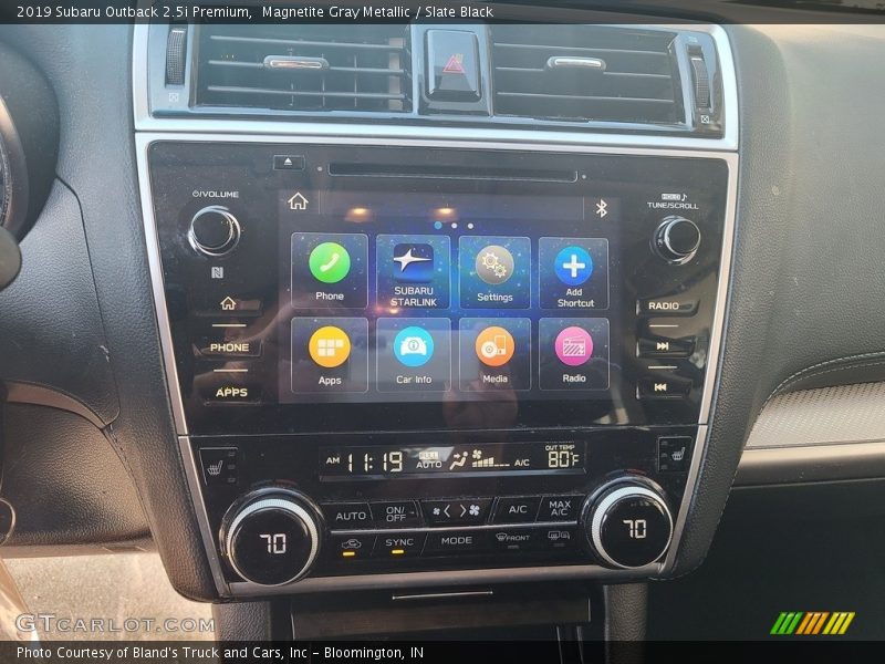Magnetite Gray Metallic / Slate Black 2019 Subaru Outback 2.5i Premium