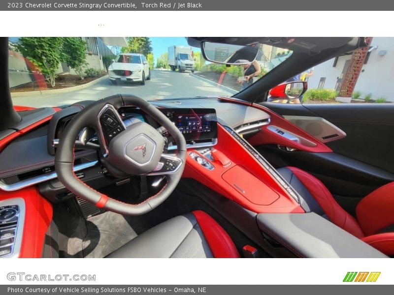  2023 Corvette Stingray Convertible Jet Black Interior