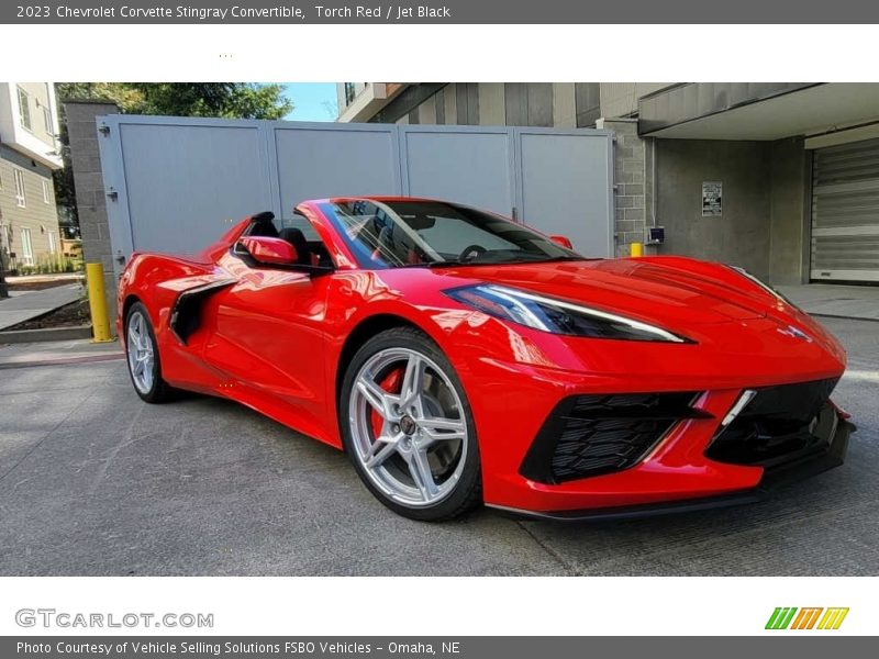 Front 3/4 View of 2023 Corvette Stingray Convertible