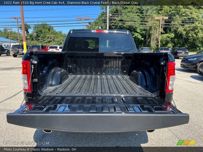 Diamond Black Crystal Pearl / Black/Diesel Gray 2022 Ram 1500 Big Horn Crew Cab 4x4