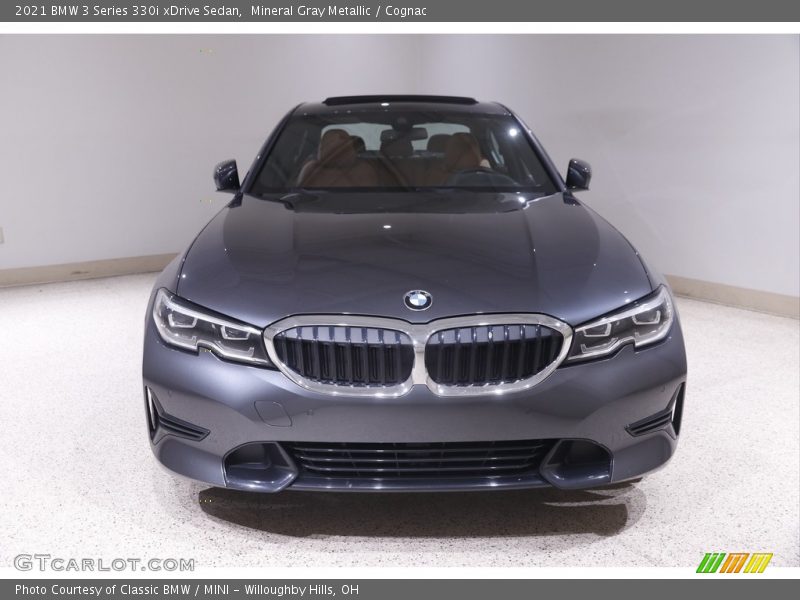 Mineral Gray Metallic / Cognac 2021 BMW 3 Series 330i xDrive Sedan