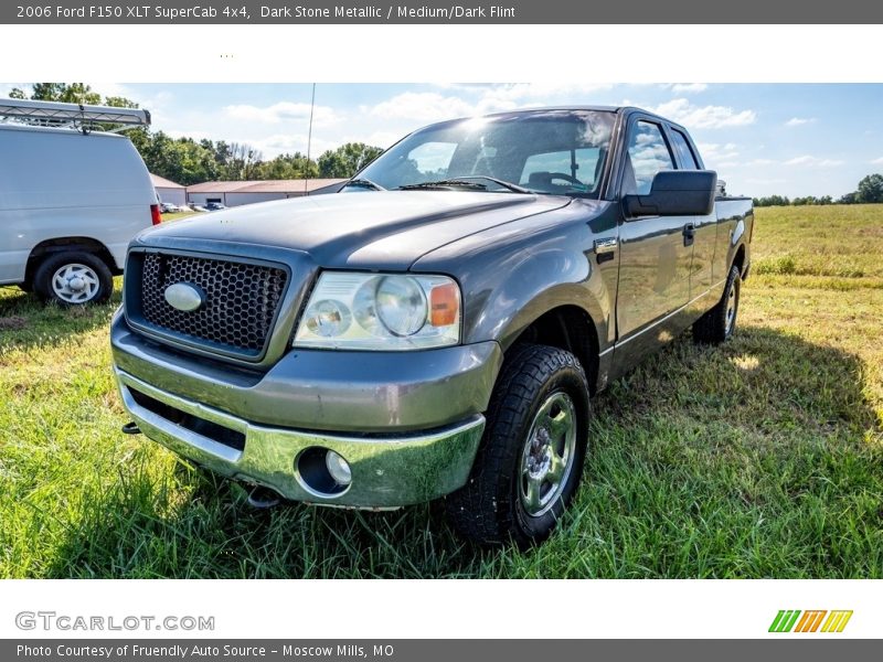 Dark Stone Metallic / Medium/Dark Flint 2006 Ford F150 XLT SuperCab 4x4