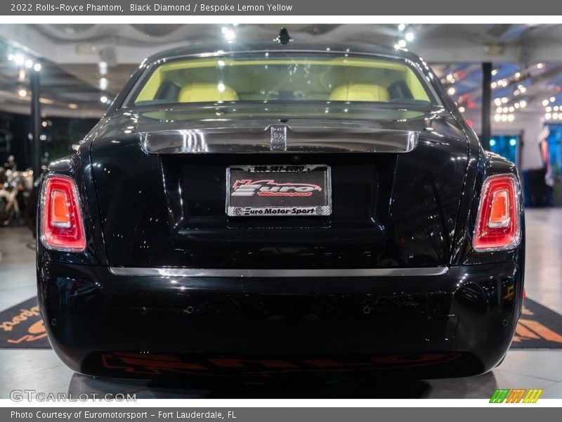 Black Diamond / Bespoke Lemon Yellow 2022 Rolls-Royce Phantom