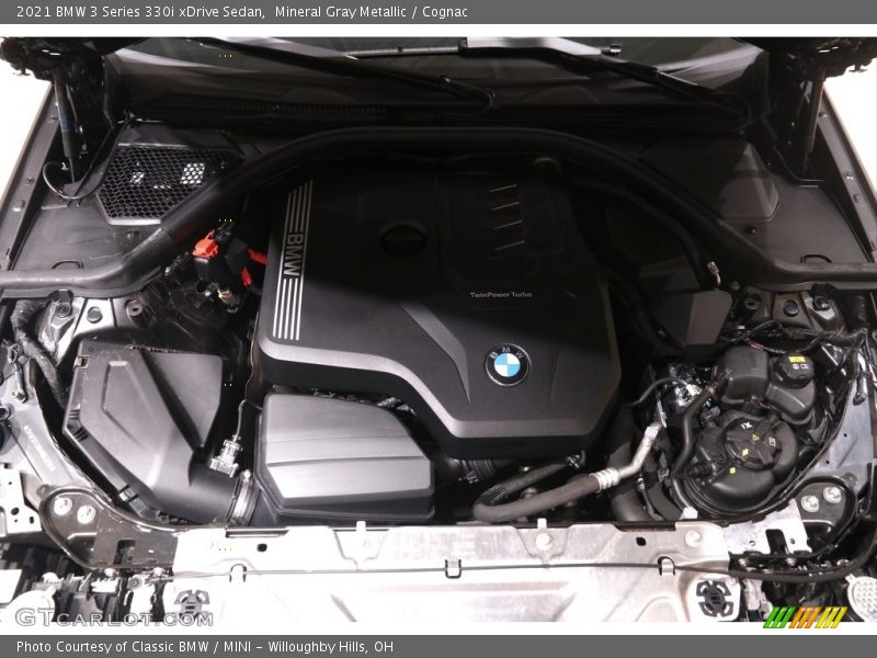 Mineral Gray Metallic / Cognac 2021 BMW 3 Series 330i xDrive Sedan