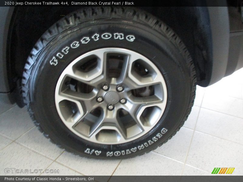 Diamond Black Crystal Pearl / Black 2020 Jeep Cherokee Trailhawk 4x4