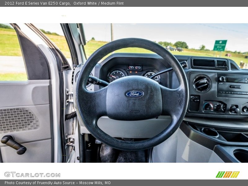 Oxford White / Medium Flint 2012 Ford E Series Van E250 Cargo
