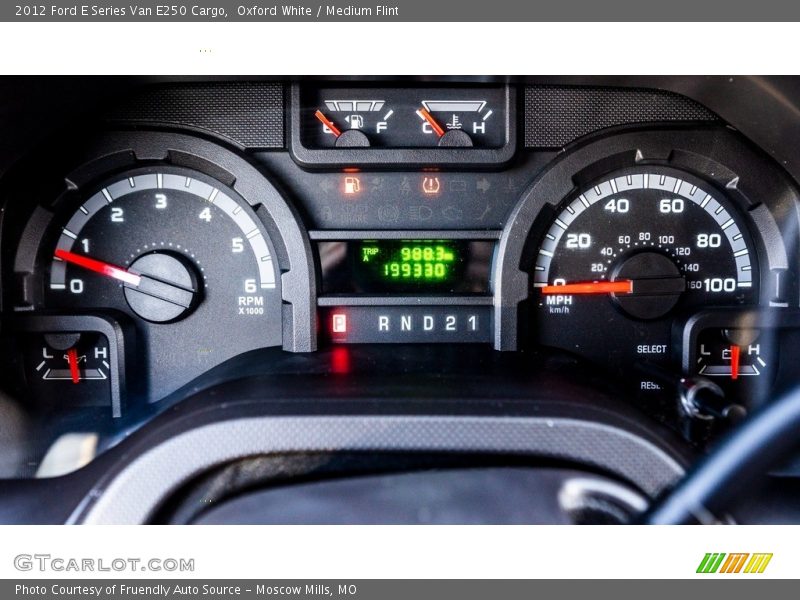 Oxford White / Medium Flint 2012 Ford E Series Van E250 Cargo
