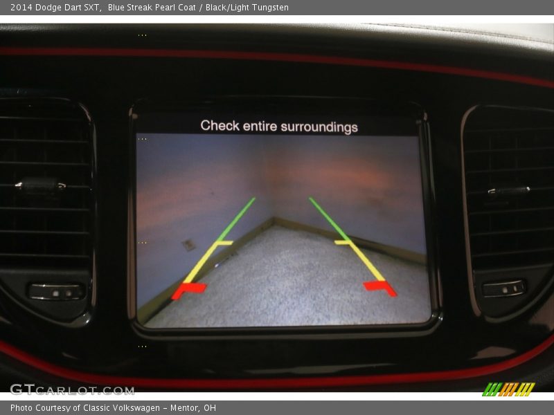 Blue Streak Pearl Coat / Black/Light Tungsten 2014 Dodge Dart SXT