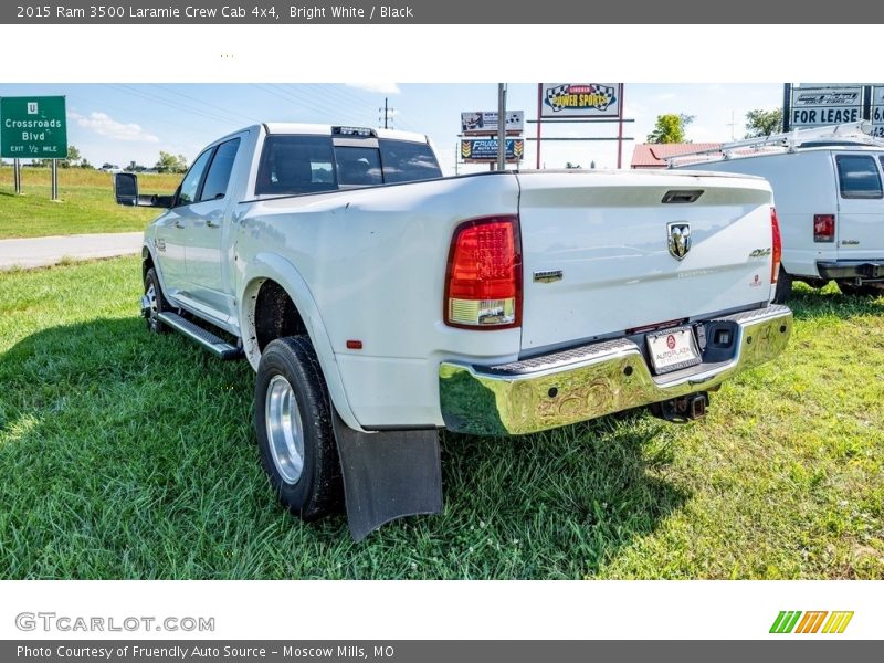 Bright White / Black 2015 Ram 3500 Laramie Crew Cab 4x4
