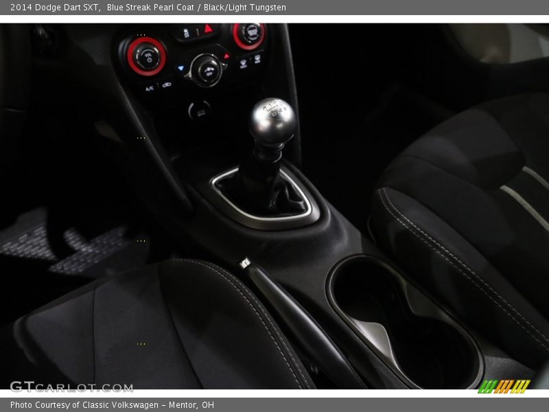 Blue Streak Pearl Coat / Black/Light Tungsten 2014 Dodge Dart SXT