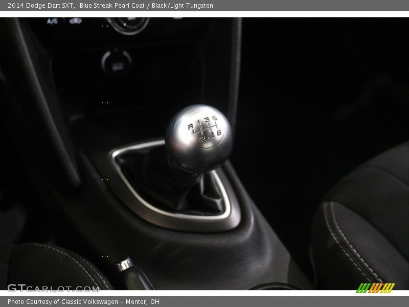 Blue Streak Pearl Coat / Black/Light Tungsten 2014 Dodge Dart SXT