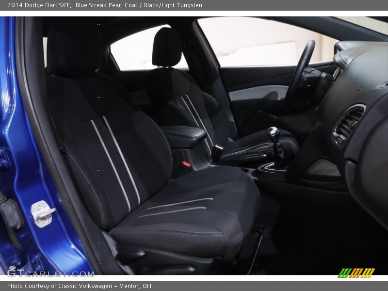 Blue Streak Pearl Coat / Black/Light Tungsten 2014 Dodge Dart SXT