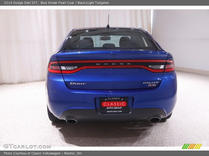 Blue Streak Pearl Coat / Black/Light Tungsten 2014 Dodge Dart SXT