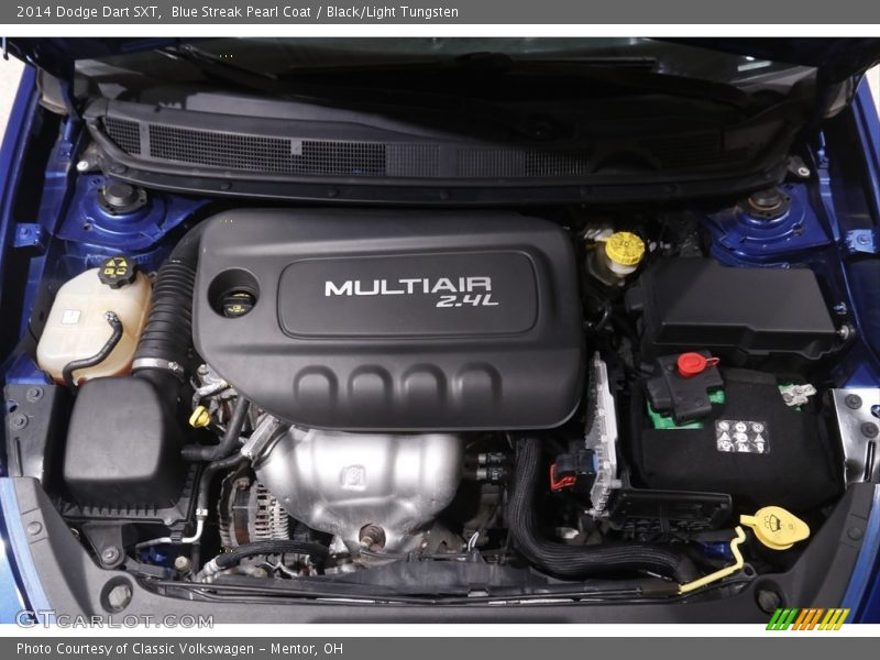 Blue Streak Pearl Coat / Black/Light Tungsten 2014 Dodge Dart SXT