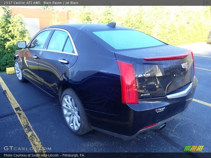 Black Raven / Jet Black 2017 Cadillac ATS AWD