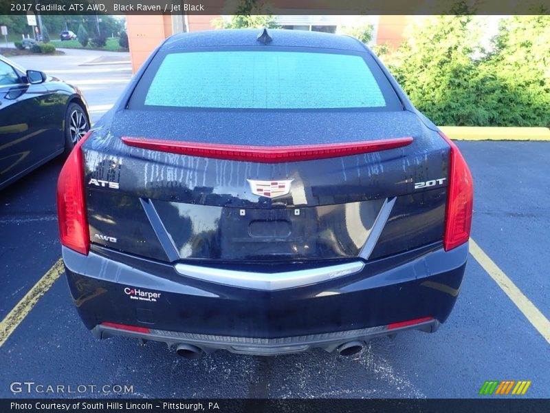 Black Raven / Jet Black 2017 Cadillac ATS AWD