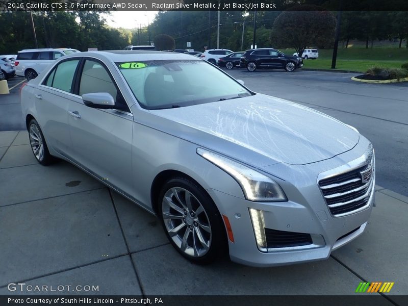 Front 3/4 View of 2016 CTS 3.6 Performace AWD Sedan