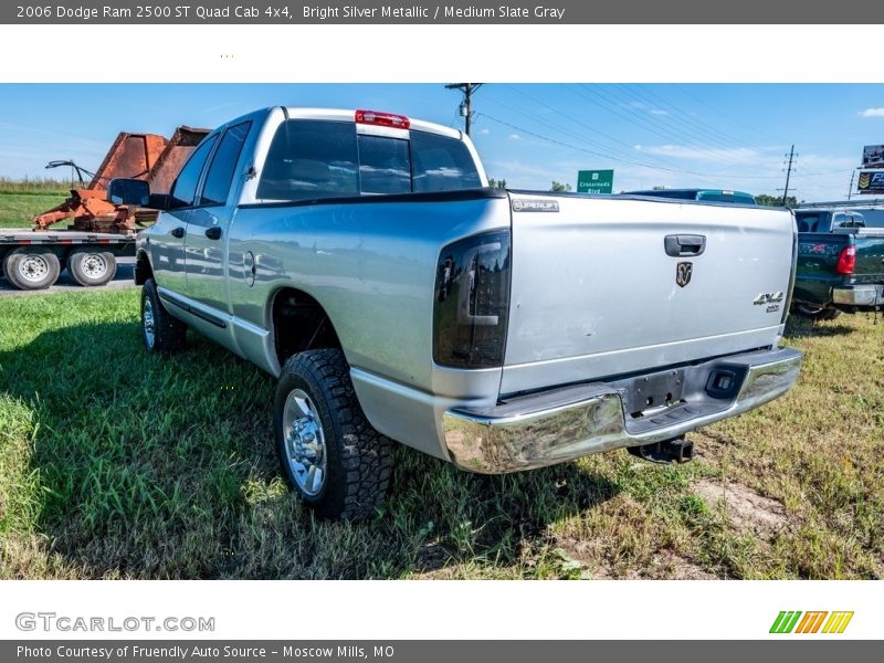 Bright Silver Metallic / Medium Slate Gray 2006 Dodge Ram 2500 ST Quad Cab 4x4