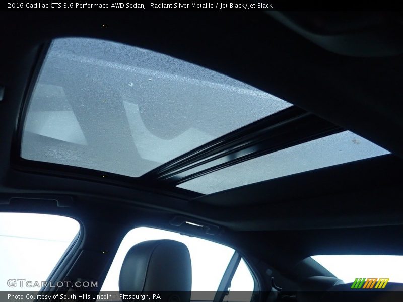Sunroof of 2016 CTS 3.6 Performace AWD Sedan