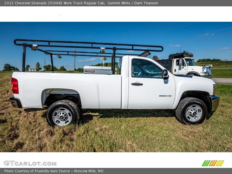 Summit White / Dark Titanium 2013 Chevrolet Silverado 2500HD Work Truck Regular Cab
