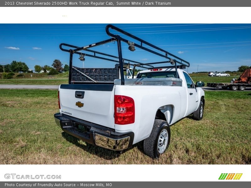 Summit White / Dark Titanium 2013 Chevrolet Silverado 2500HD Work Truck Regular Cab