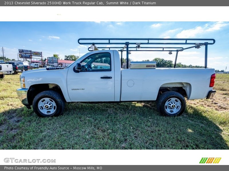 Summit White / Dark Titanium 2013 Chevrolet Silverado 2500HD Work Truck Regular Cab