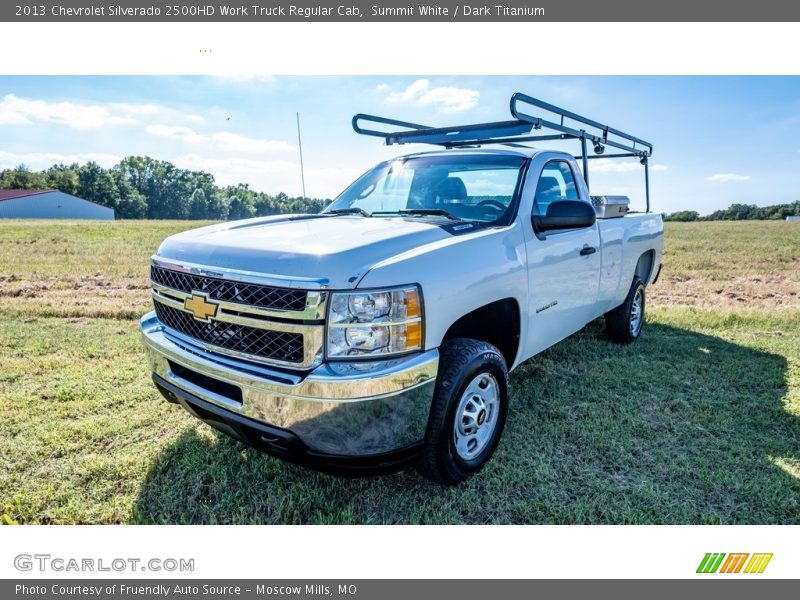 Summit White / Dark Titanium 2013 Chevrolet Silverado 2500HD Work Truck Regular Cab