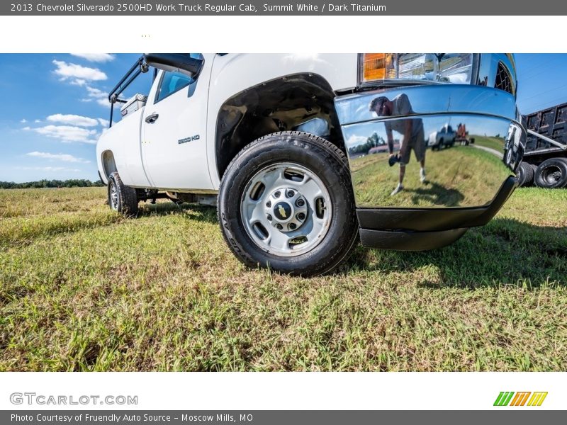 Summit White / Dark Titanium 2013 Chevrolet Silverado 2500HD Work Truck Regular Cab