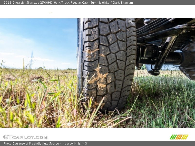 Summit White / Dark Titanium 2013 Chevrolet Silverado 2500HD Work Truck Regular Cab