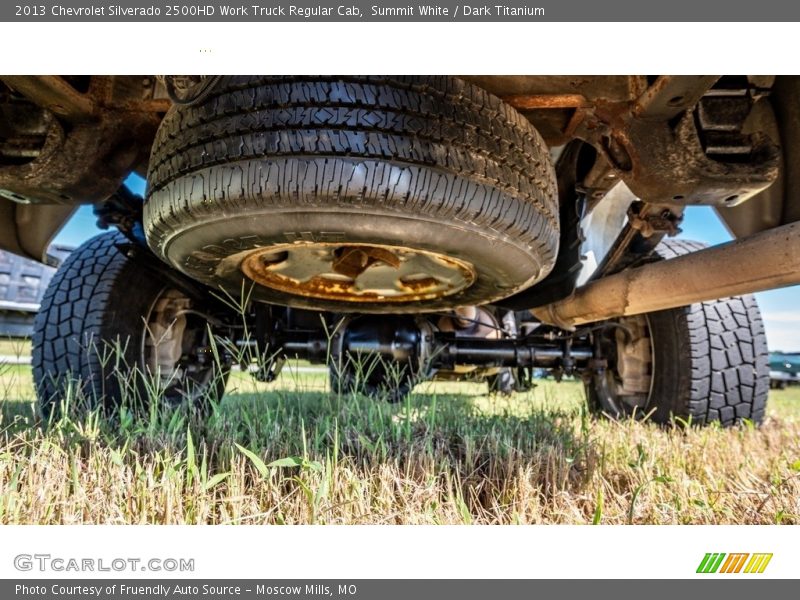 Summit White / Dark Titanium 2013 Chevrolet Silverado 2500HD Work Truck Regular Cab