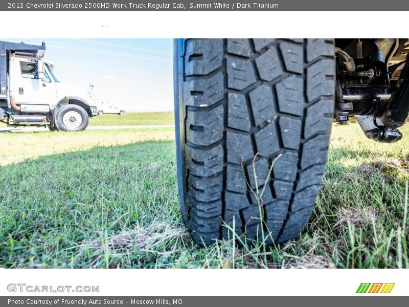 Summit White / Dark Titanium 2013 Chevrolet Silverado 2500HD Work Truck Regular Cab
