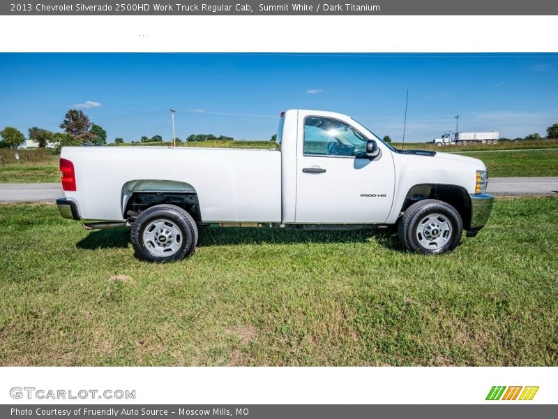 Summit White / Dark Titanium 2013 Chevrolet Silverado 2500HD Work Truck Regular Cab