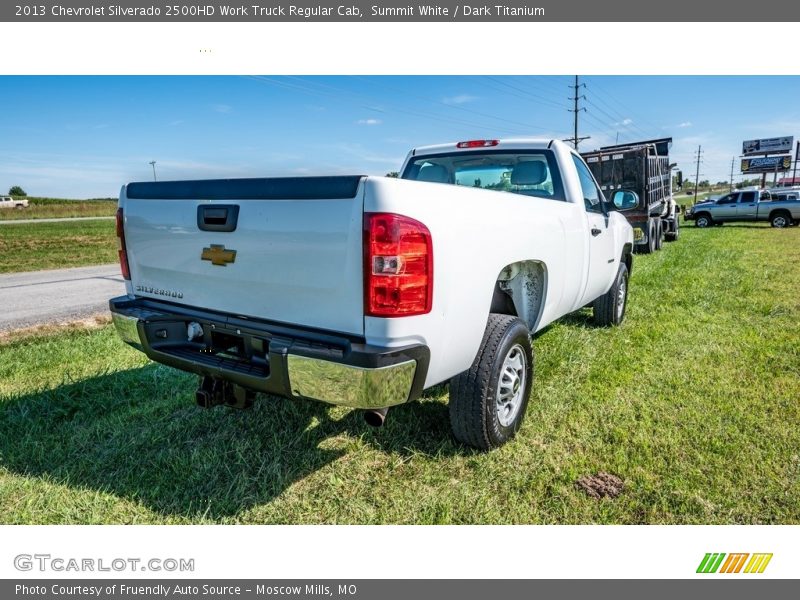 Summit White / Dark Titanium 2013 Chevrolet Silverado 2500HD Work Truck Regular Cab
